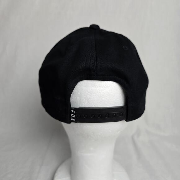 Fox Racing Trucker Hat Black Red Fox Head 100% Cotton OSFA - Picture 10 of 13